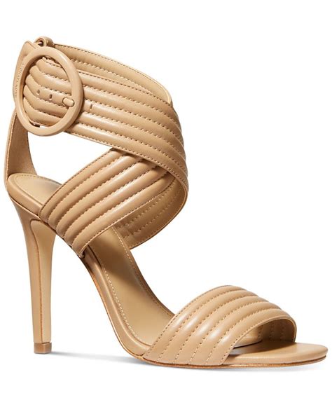 remi sandal michael michael kors|MICHAEL Michael Kors Women's Remi High Heel Sandals.